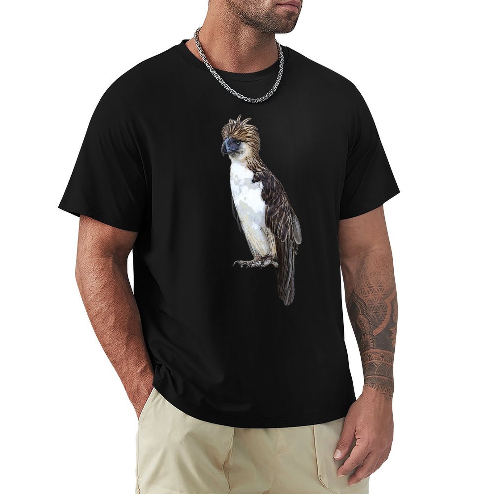 Street Fashion Philippines - เสื้อยืดลายอินทรีฟิลิปปินส์ ดีไซน์สีสันสดใส สไตล์สตรีทแฟชั่นลำลอง