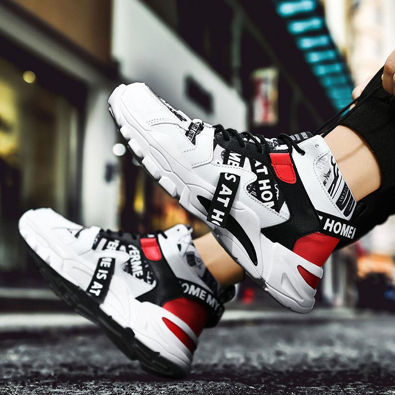 Street Fashion Online Shopping - ขนาดใหญ่ขนาดสูง Chunky รองเท้าผ้าใบกีฬาสำหรับชายกีฬารองเท้าผู้หญิงวิ่งรองเท้าผู้ชายออกกำลังกาย Tenisky Scarpe Uomo