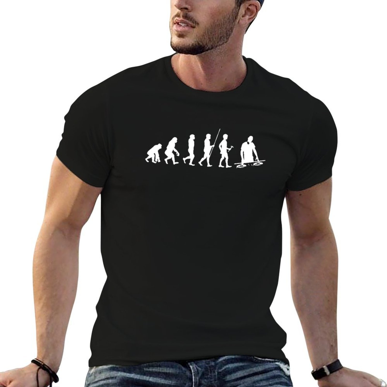 Street Fashion Evolution - เสื้อยืดดีเจอย่างเป็นทางการของ Evolution เสื้อยืดแฟชั่นแนวสตรีทลำลอง