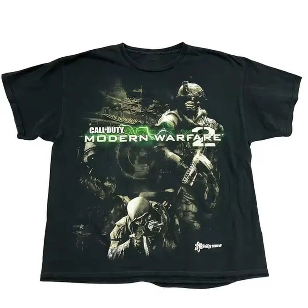 Street Fashion Magazine - เสื้อยืด Modern Warfare 2, เสื้อยืดเกม COD,