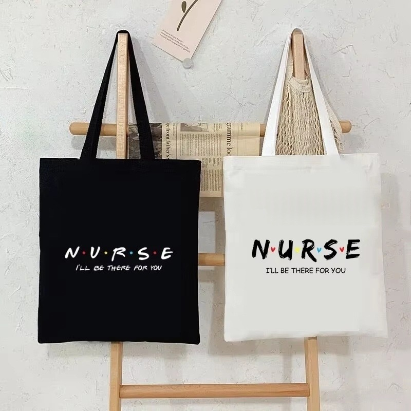 Tote Bag Canvas Print - กระเป๋าผ้าแคนวาสพิมพ์ลาย Nurse I'll Be There for