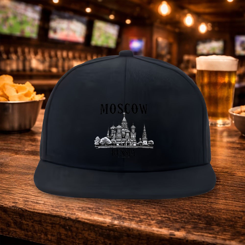 Street Fashion Moscow - ถนนนิวมอสโก หมวกเบสบอลทรงแบน Basil's Cathedral - หมวกแฟชั่นสตรีทสำหรับกีฬากลางแจ้ง