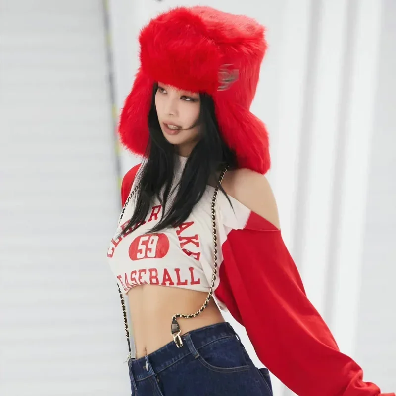Street Fashion Types - K-Pop Idolชุดผู้หญิงCrop Tops Jazz Dancewear Streetwear
