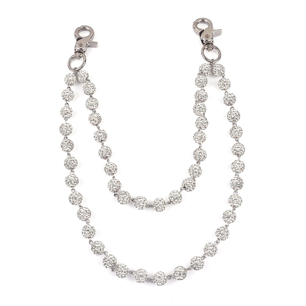 Street Fashion Jewelry - Harajuku Street Hip Hop กางเกง Rhinestone