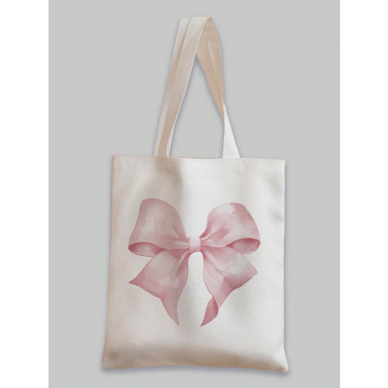 ROMWE กระเป๋าสะพายผ้าแคนวาสลาย - Tote Bag Canvas Print บทวิจารณ์และราคา