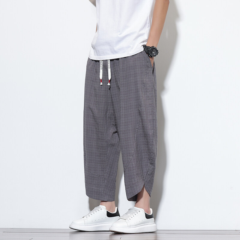 ฤดูร้อนผู้ชายผ้าฝ้ายลินิน Hare - Street Fashion Types บทวิจารณ์และราคา