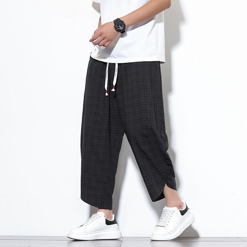 ฤดูร้อนผู้ชายผ้าฝ้ายลินิน Hare - Street Fashion Types บทวิจารณ์และราคา
