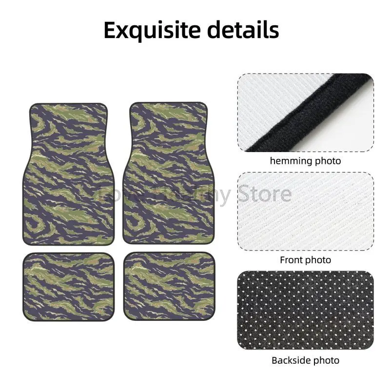 ชุดพรมปูพื้นรถยนต์ลายเสือดาว 4 - Camo Pattern Set บทวิจารณ์และราคา