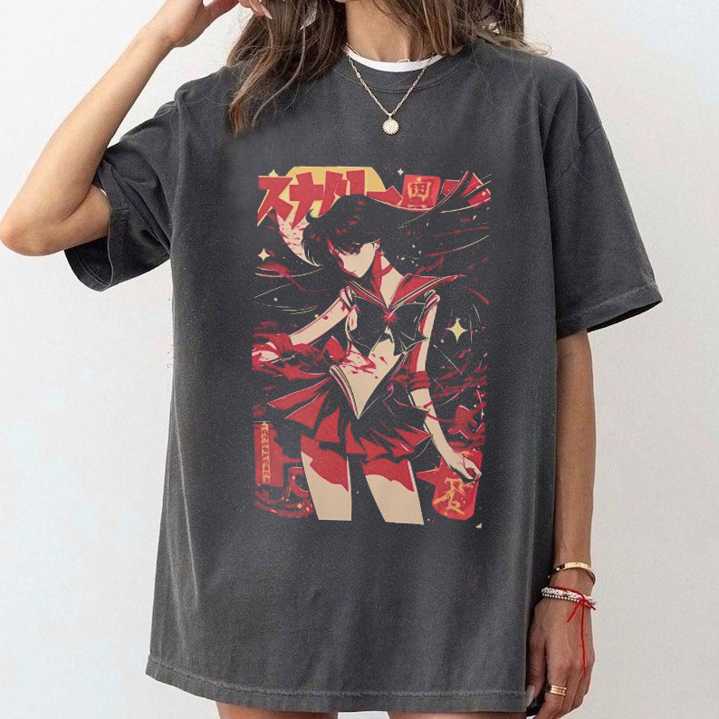 เสื้อยืดลายการ์ตูนเซเลอร์มูนสไ - Street Fashion Types บทวิจารณ์และราคา