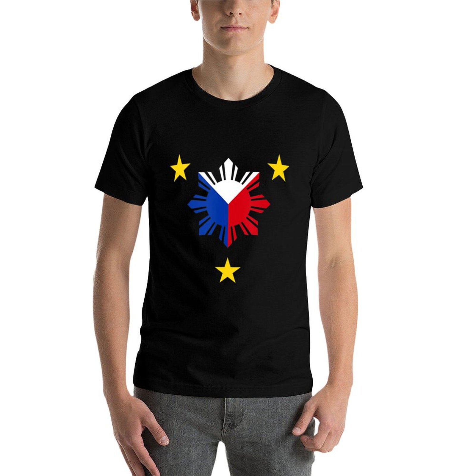 ธงชาติฟิลิปปินส์ - เสื้อยืดลาย - Street Fashion Philippines บทวิจารณ์และราคา