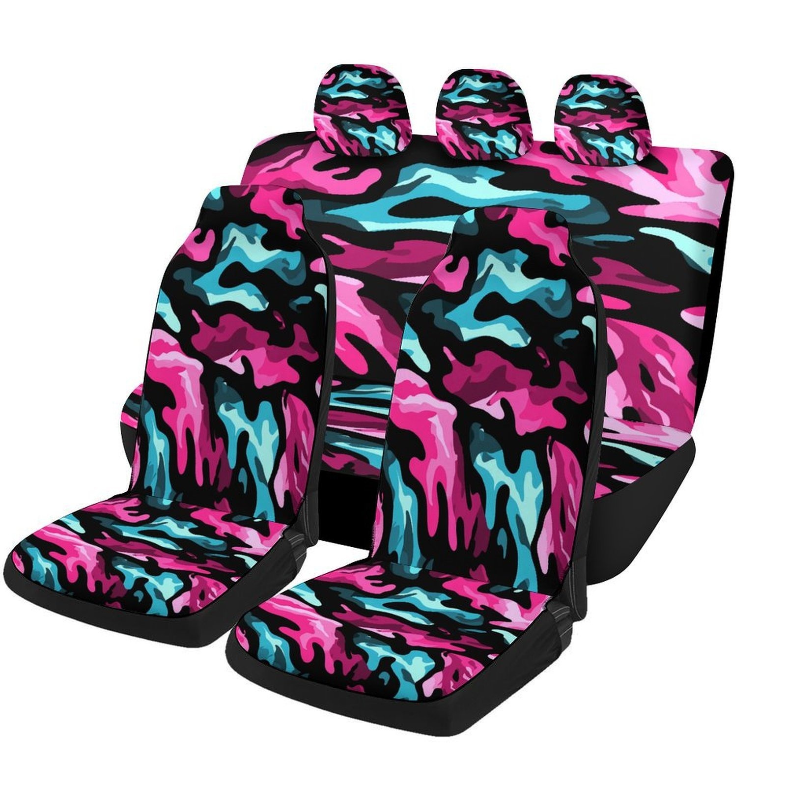 ชุดคลุมเบาะรถยนต์ลายพรางสีสันส - Camo Pattern Set บทวิจารณ์และราคา