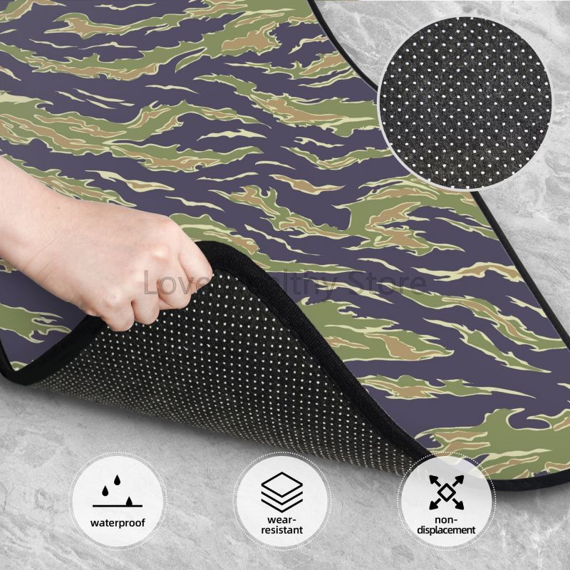 ชุดพรมปูพื้นรถยนต์ลายเสือดาว 4 - Camo Pattern Set บทวิจารณ์และราคา