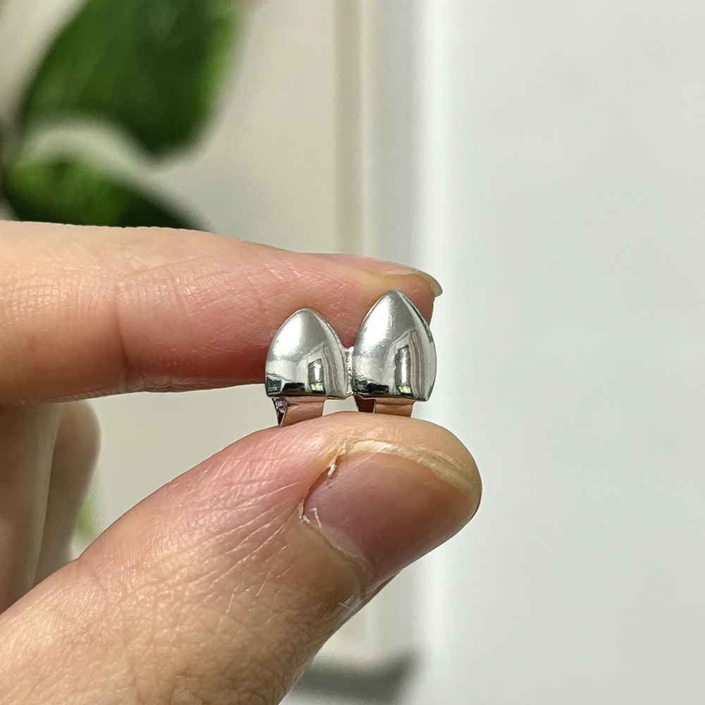 RACHELZ ชุดฟันปลอมแบบเรียบง่าย - Street Fashion Jewelry บทวิจารณ์และราคา