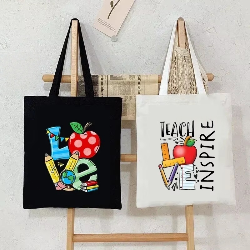กระเป๋าสะพายไหล่ผ้าแคนวาสสำหรั - Tote Bag Canvas Print บทวิจารณ์และราคา