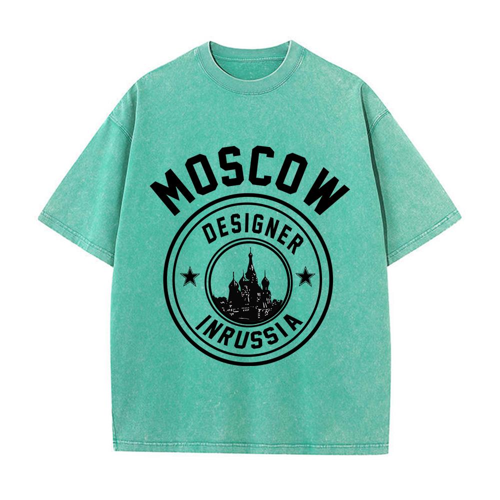 เสื้อยืดผู้หญิงผ้าฝ้ายฟอกสีแฟช - Street Fashion Moscow บทวิจารณ์และราคา