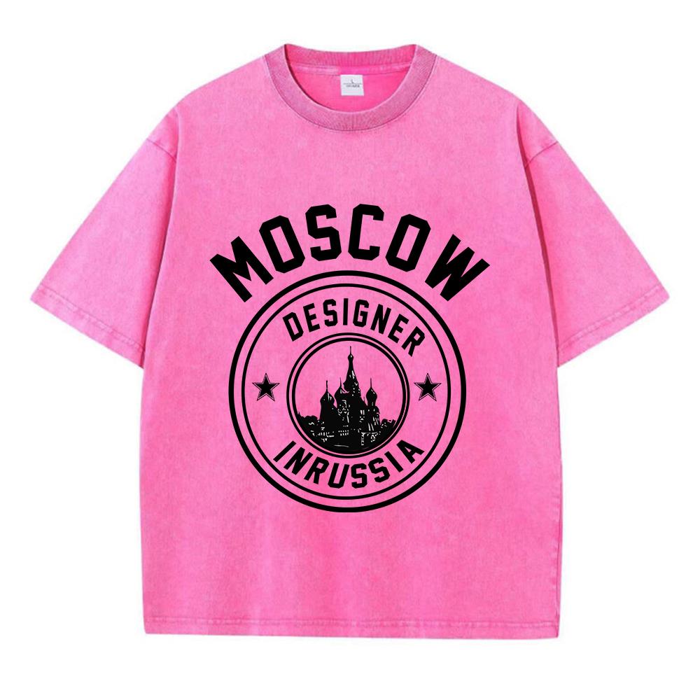 เสื้อยืดผู้หญิงผ้าฝ้ายฟอกสีแฟช - Street Fashion Moscow บทวิจารณ์และราคา