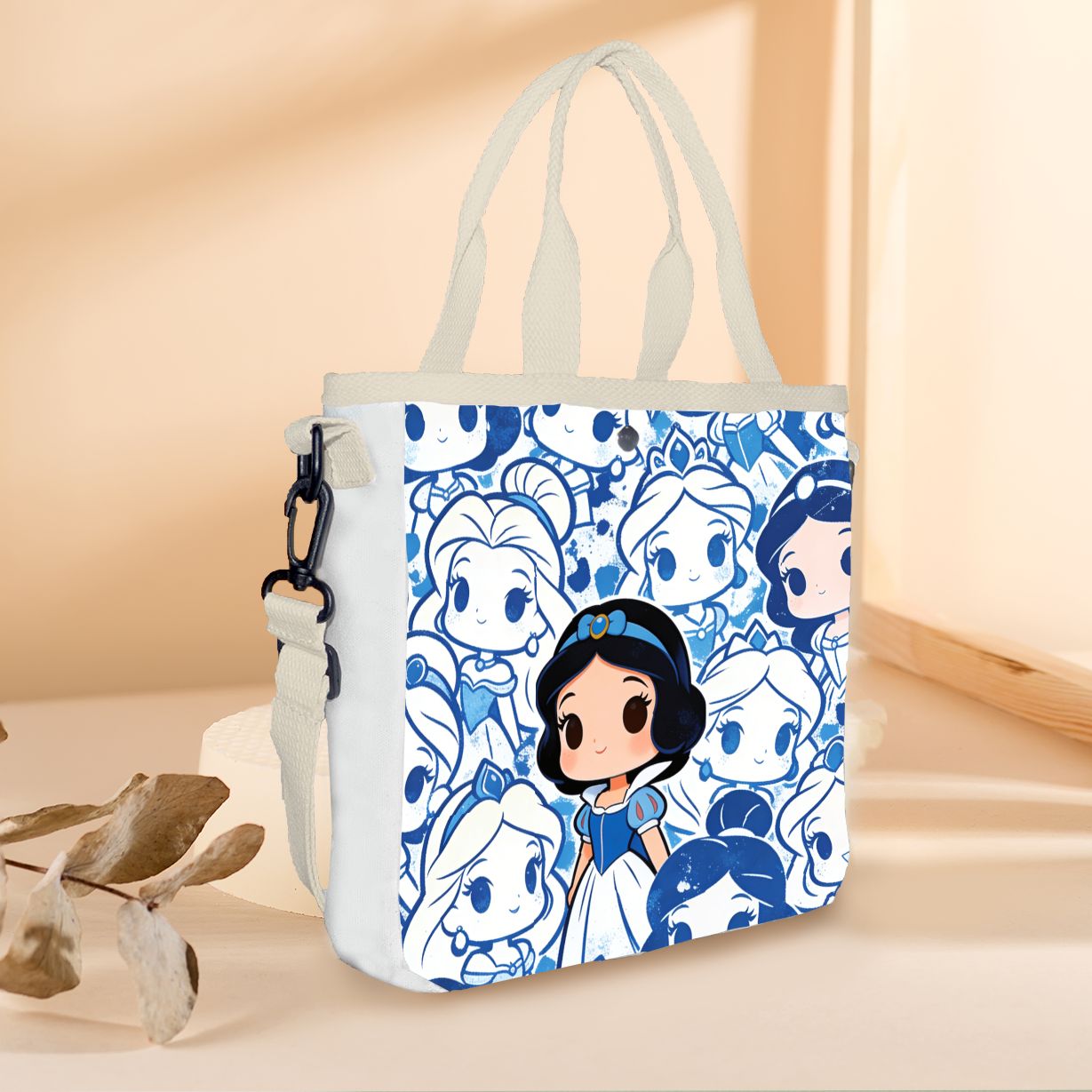 กระเป๋าผ้าพิมพ์ลายการ์ตูนสโนว์ - Tote Bag Canvas Print บทวิจารณ์และราคา