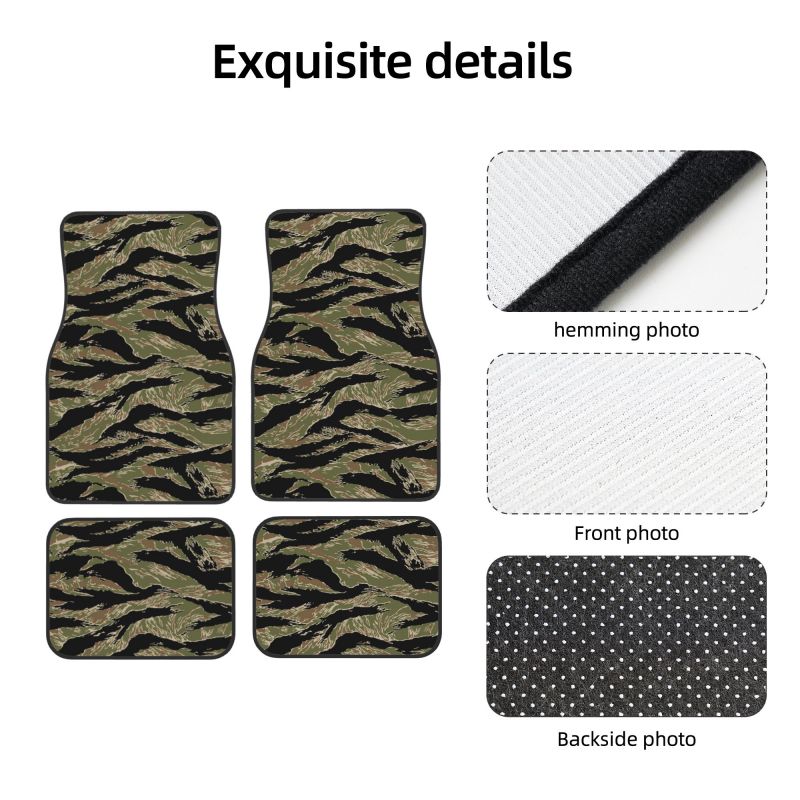 ชุดพรมปูพื้นรถยนต์ลายเสือดาว 4 - Camo Pattern Set บทวิจารณ์และราคา