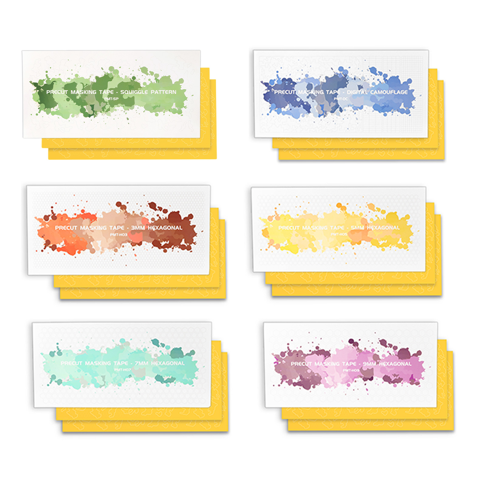 DSPIAE Precut Masking เทป PMT- - Camo Pattern Set บทวิจารณ์และราคา