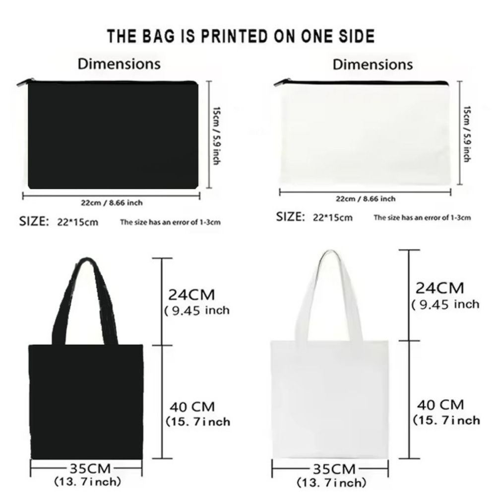 กระเป๋าผ้าแคนวาสลายทิวทัศน์เมื - Tote Bag Canvas Print บทวิจารณ์และราคา