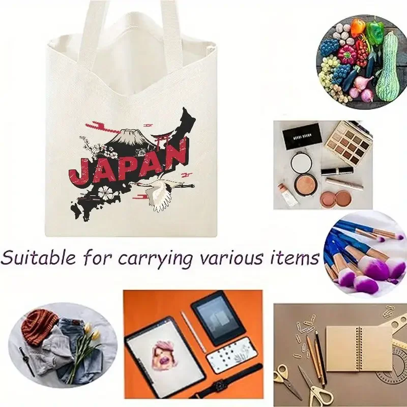 กระเป๋าผ้าแคนวาสลายทิวทัศน์เมื - Tote Bag Canvas Print บทวิจารณ์และราคา
