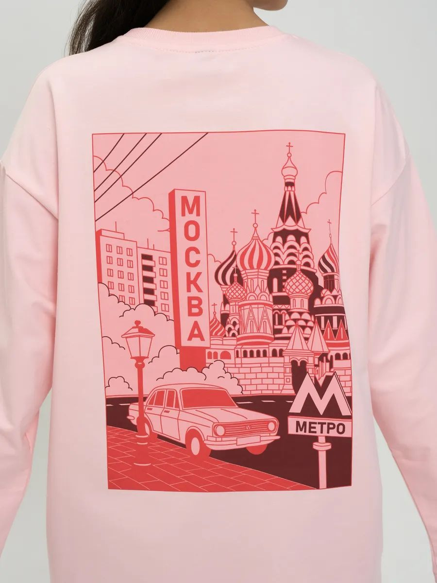 เสื้อยืดแขนยาวพิมพ์ลายทิวทัศน์ - Street Fashion Moscow บทวิจารณ์และราคา