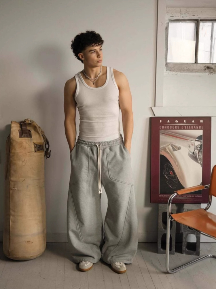 กางเกงขายาวทรงตรงสไตล์ฮิปฮอป ก - Street Fashion Types บทวิจารณ์และราคา