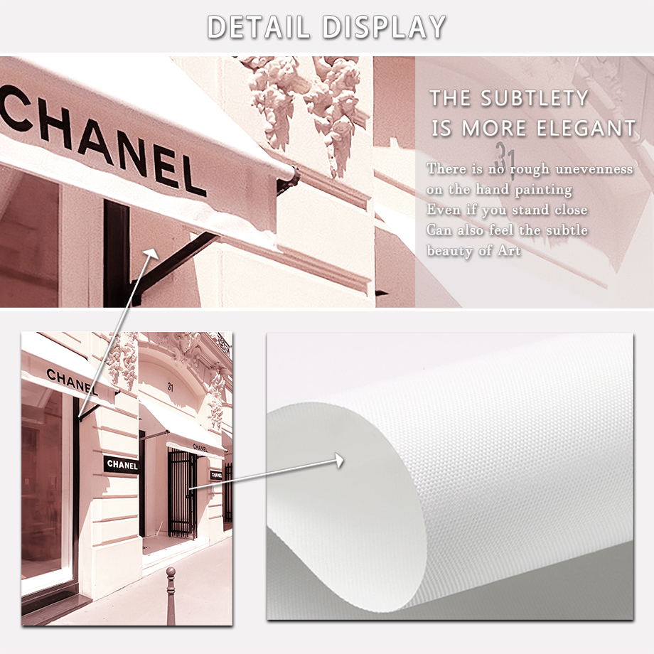 ภาพพิมพ์บนผ้าใบลายห้างสรรพสินค - Street Fashion In Paris บทวิจารณ์และราคา