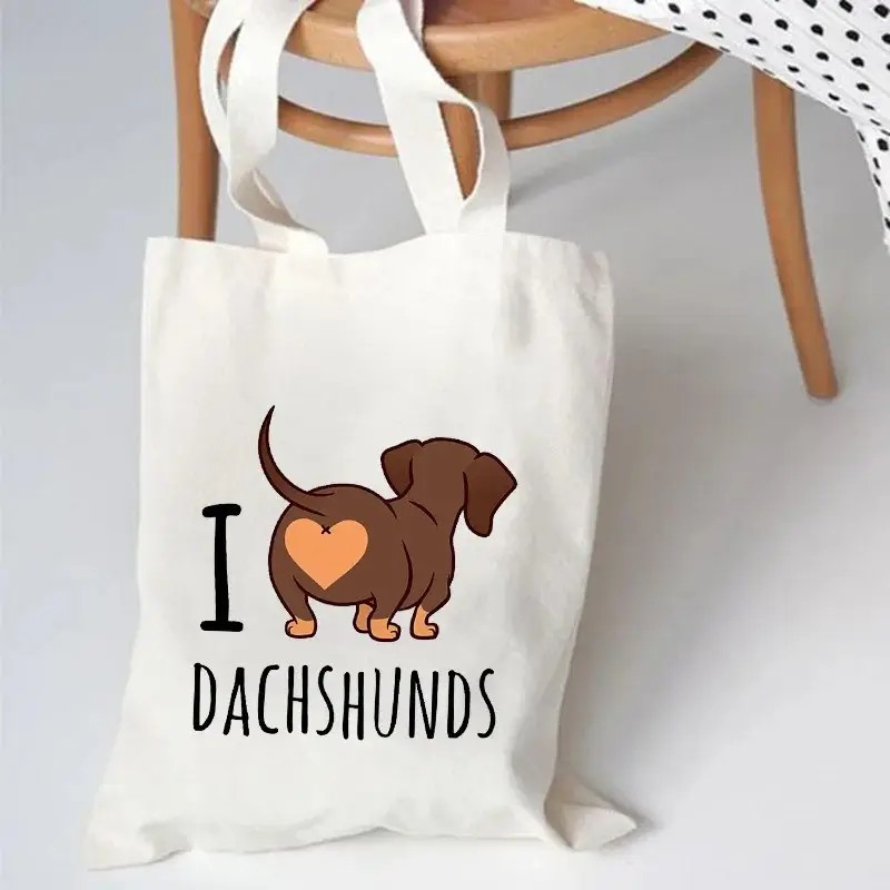 กระเป๋าสะพายข้างลายดัชชุนด์น่า - Tote Bag Canvas Print บทวิจารณ์และราคา