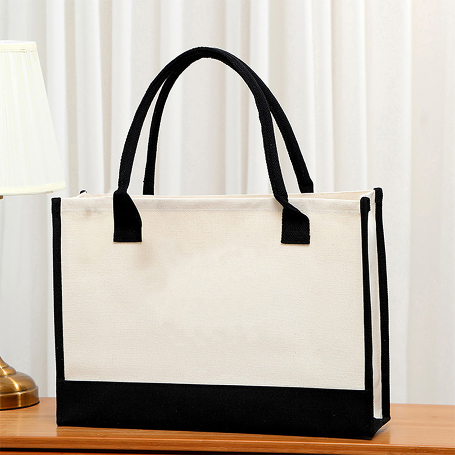 กระเป๋าผ้าแคนวาสสีขาวพิมพ์ลายก - Tote Bag Canvas Print บทวิจารณ์และราคา