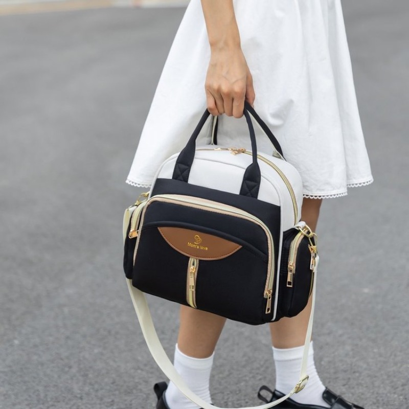 กระเป๋าใส่ผ้าอ้อมสีพื้นเรียบหร - Street Fashion In Paris บทวิจารณ์และราคา