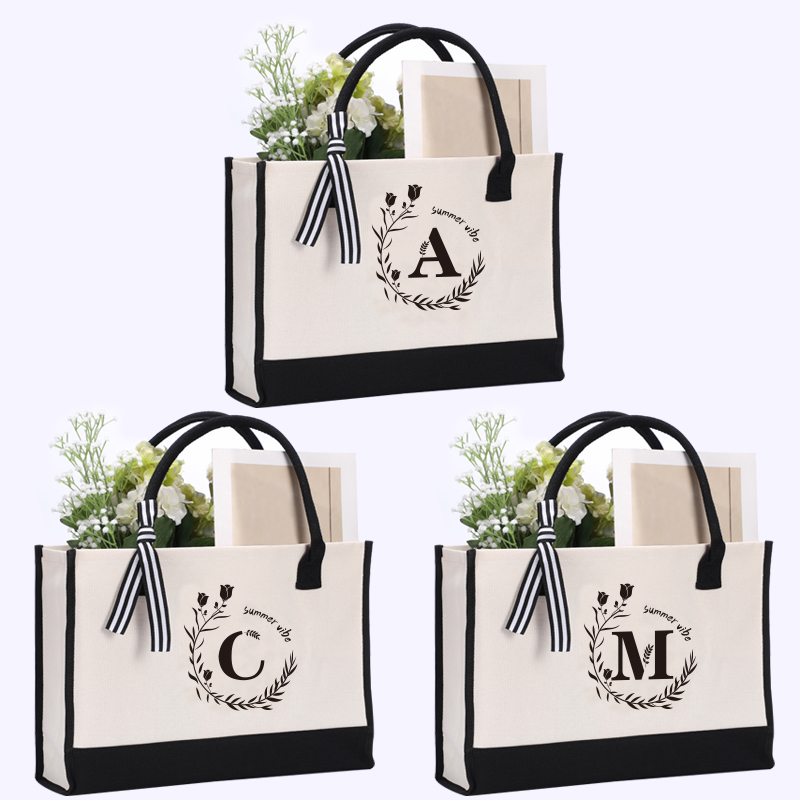 กระเป๋าโท้ตพิมพ์ลายตัวอักษรหนั - Tote Bag Canvas Print บทวิจารณ์และราคา