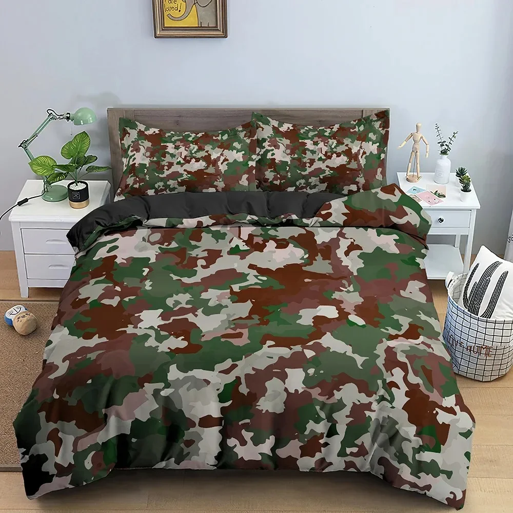ชุดเครื่องนอนลายพรางคลาสสิก ผ้ - Camo Pattern Set บทวิจารณ์และราคา