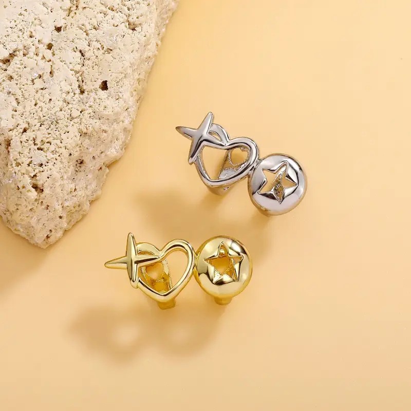 เหล็กกิ๊บฟันรูปดาวสไตล์ฮิปฮอปค - Street Fashion Jewelry บทวิจารณ์และราคา