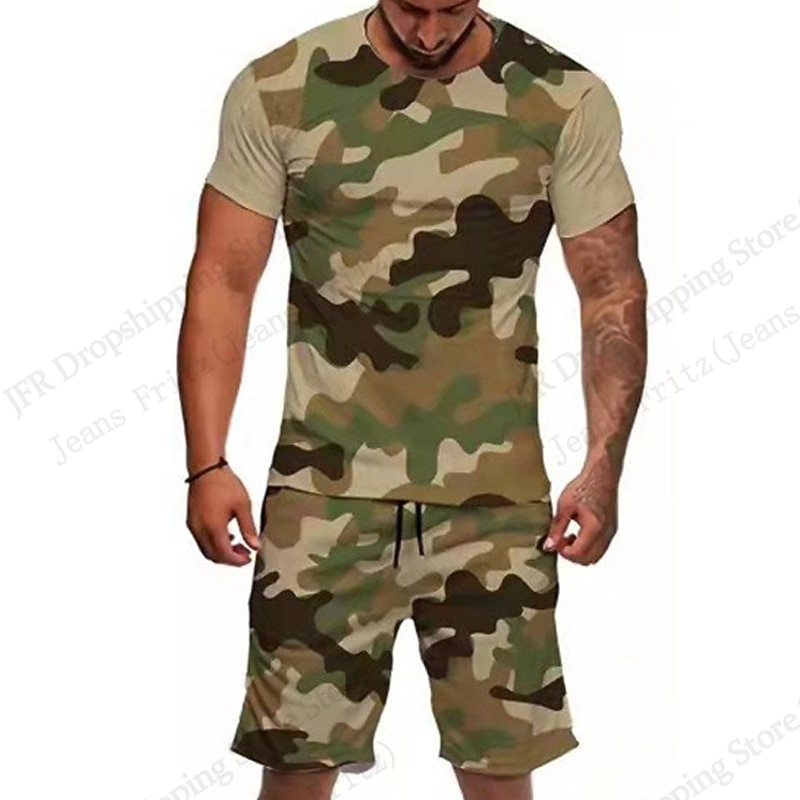 ชุดเสื้อยืดลายพราง 3 มิติ สำหร - Camo Pattern Set บทวิจารณ์และราคา