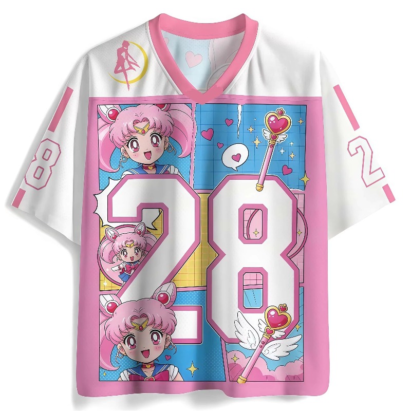 เสื้อยืดแขนสั้น Sailor Chibi M - Street Fashion Types บทวิจารณ์และราคา