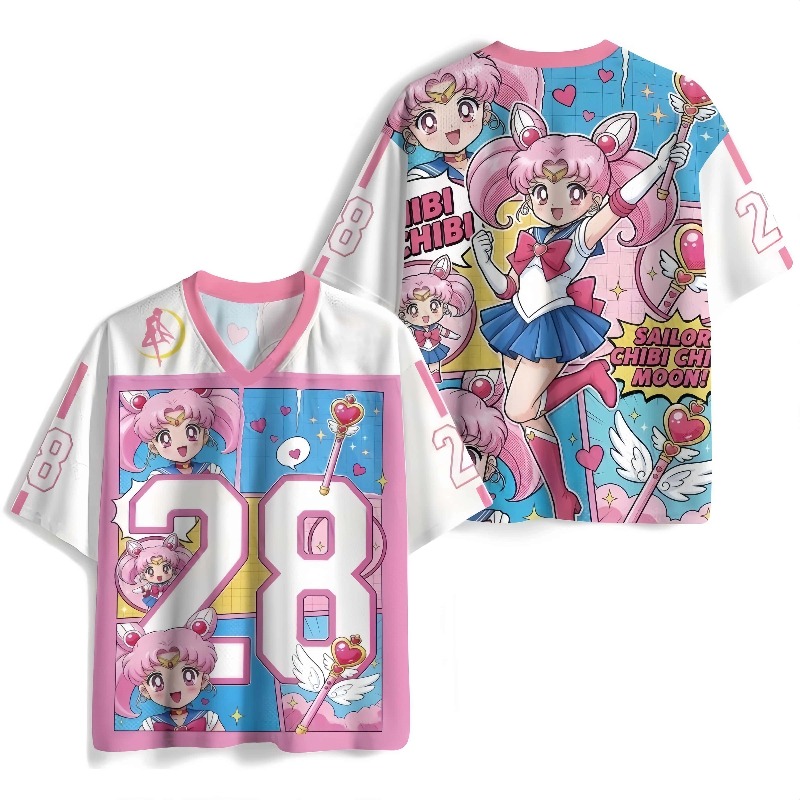 เสื้อยืดแขนสั้น Sailor Chibi M - Street Fashion Types บทวิจารณ์และราคา