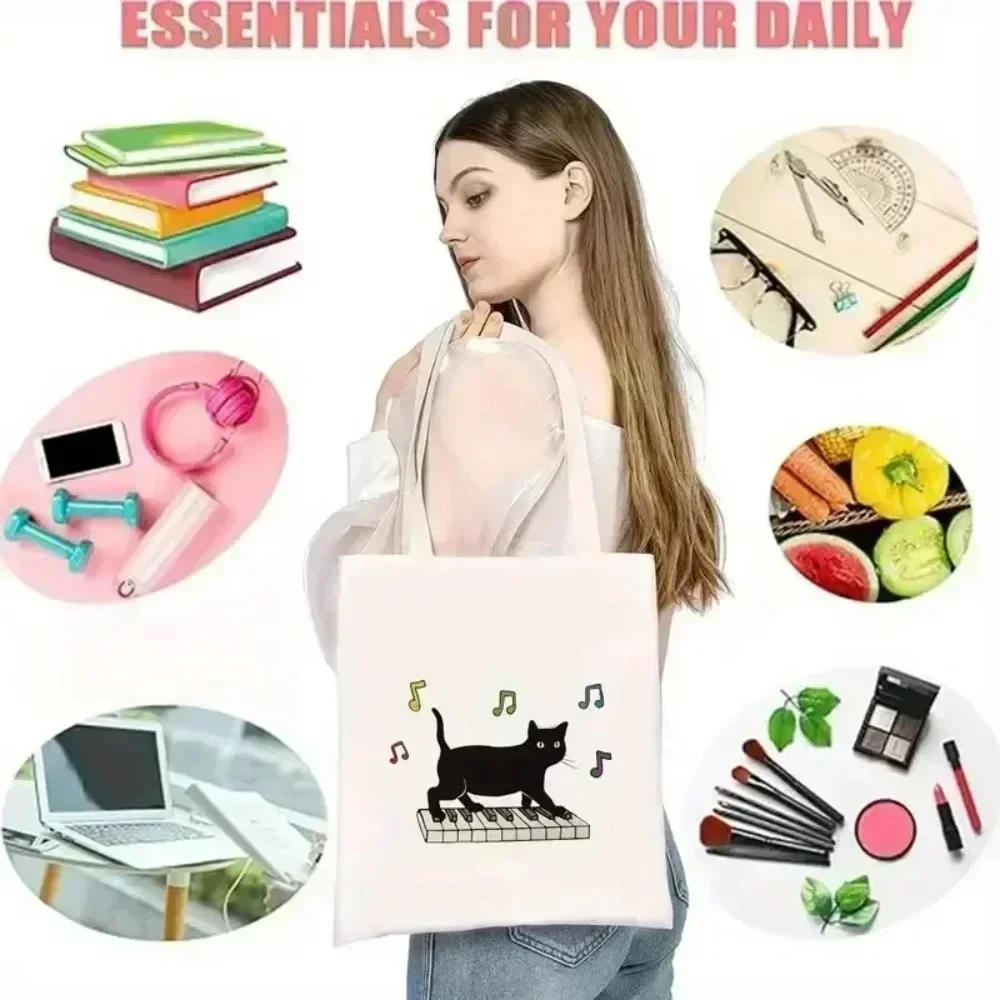 กระเป๋าโท้ทพิมพ์ลายหอไอเฟลของผ - Tote Bag Canvas Print บทวิจารณ์และราคา