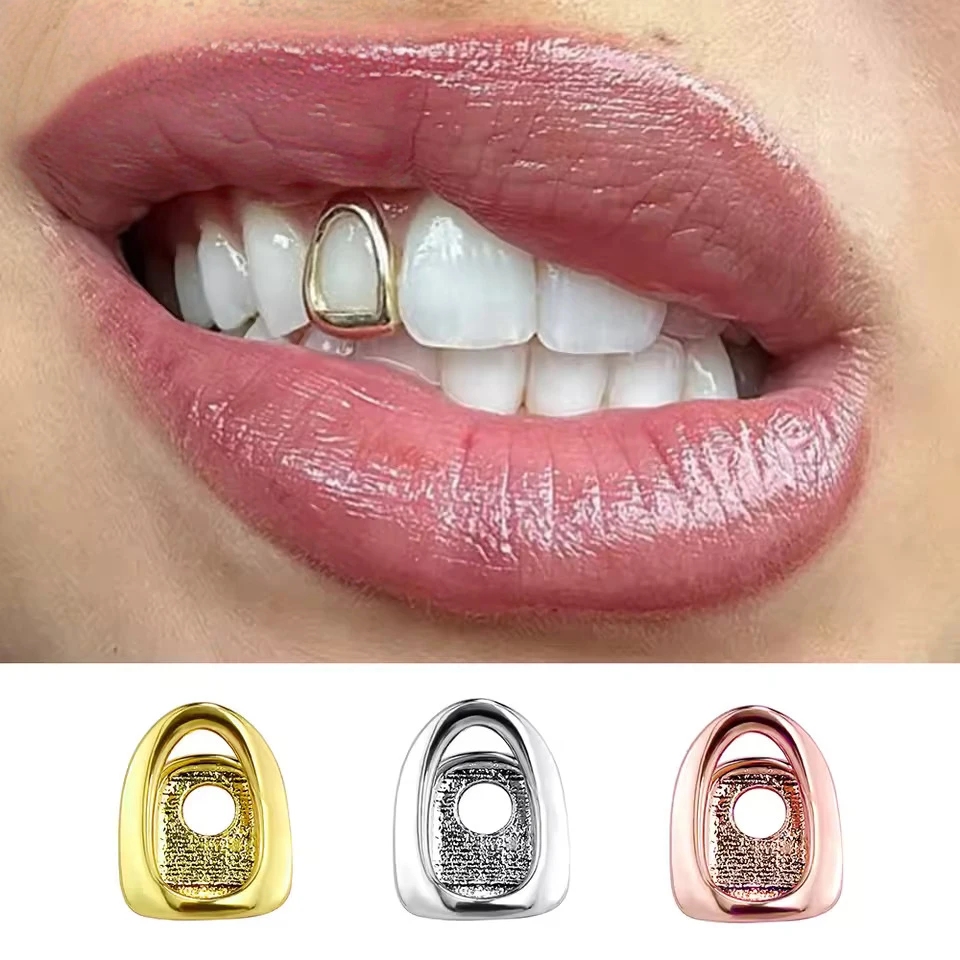 เครื่องประดับฟันแบบกริลล์ซสีทอ - Street Fashion Jewelry บทวิจารณ์และราคา