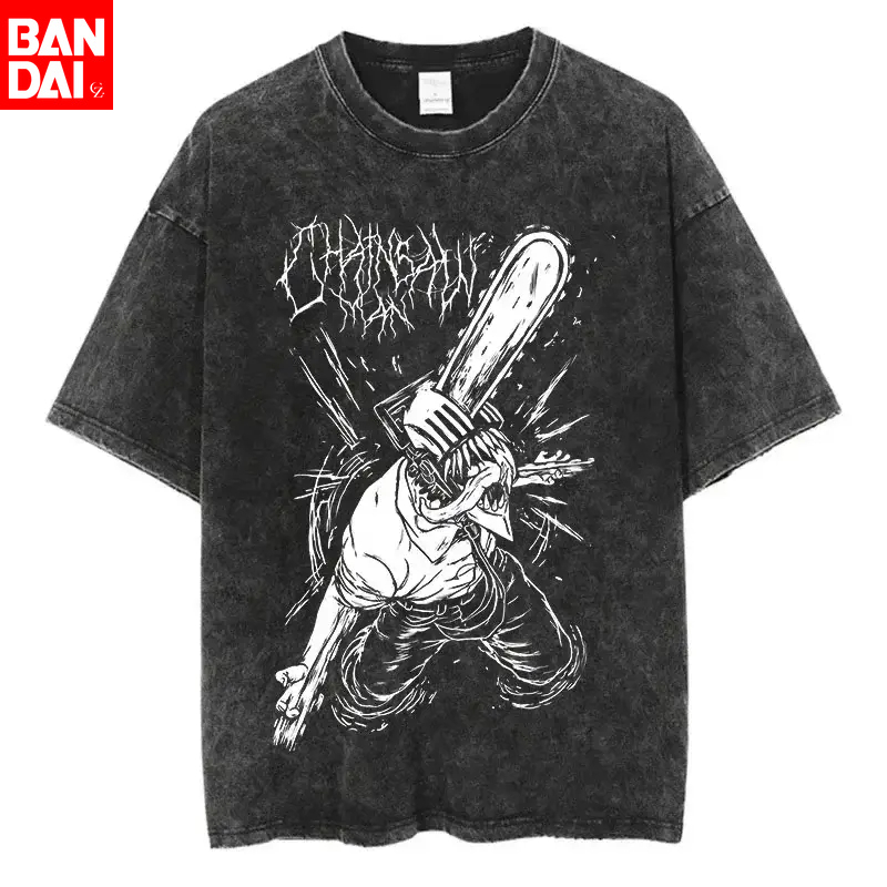เสื้อยืดลายกราฟิก Chainsaw Man - Street Fashion Magazine บทวิจารณ์และราคา