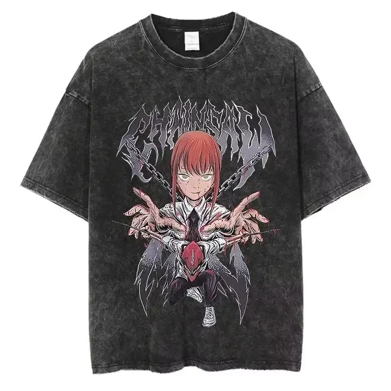เสื้อยืดลายกราฟิก Chainsaw Man - Street Fashion Magazine บทวิจารณ์และราคา