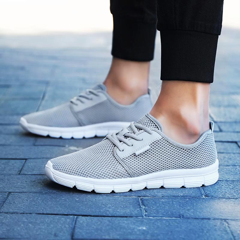 รองเท้าผ้าใบผู้ชายระบายอากาศได - Street Fashion Online Shopping บทวิจารณ์และราคา