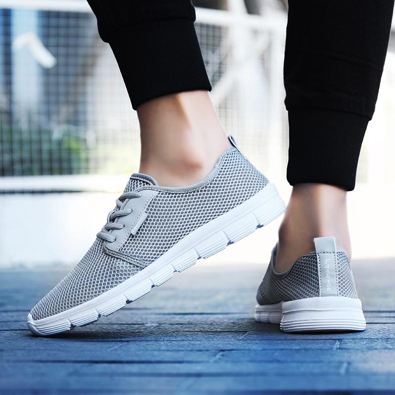 รองเท้าผ้าใบผู้ชายระบายอากาศได - Street Fashion Online Shopping บทวิจารณ์และราคา