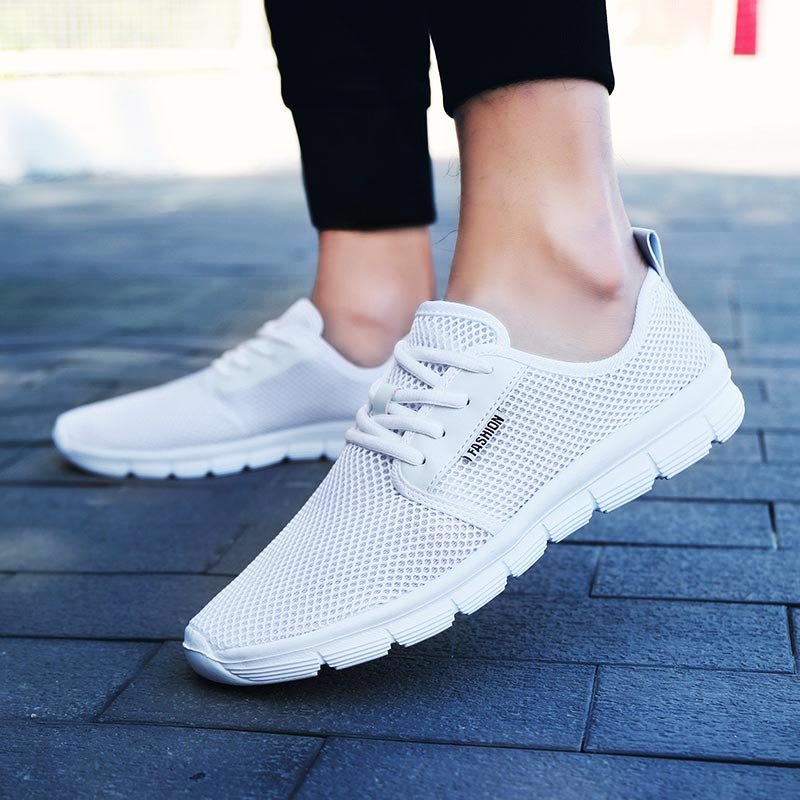 รองเท้าผ้าใบผู้ชายระบายอากาศได - Street Fashion Online Shopping บทวิจารณ์และราคา