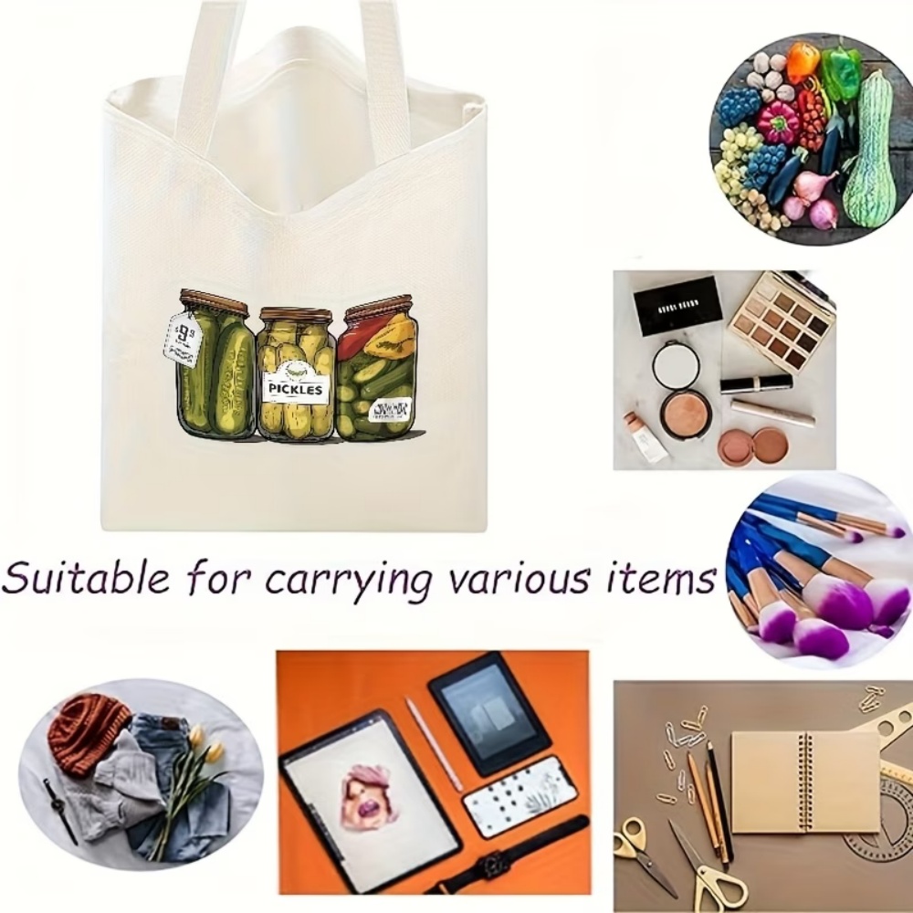 กระเป๋าผ้าแคนวาสขนาดใหญ่ 1 ใบ  - Tote Bag Canvas Print บทวิจารณ์และราคา