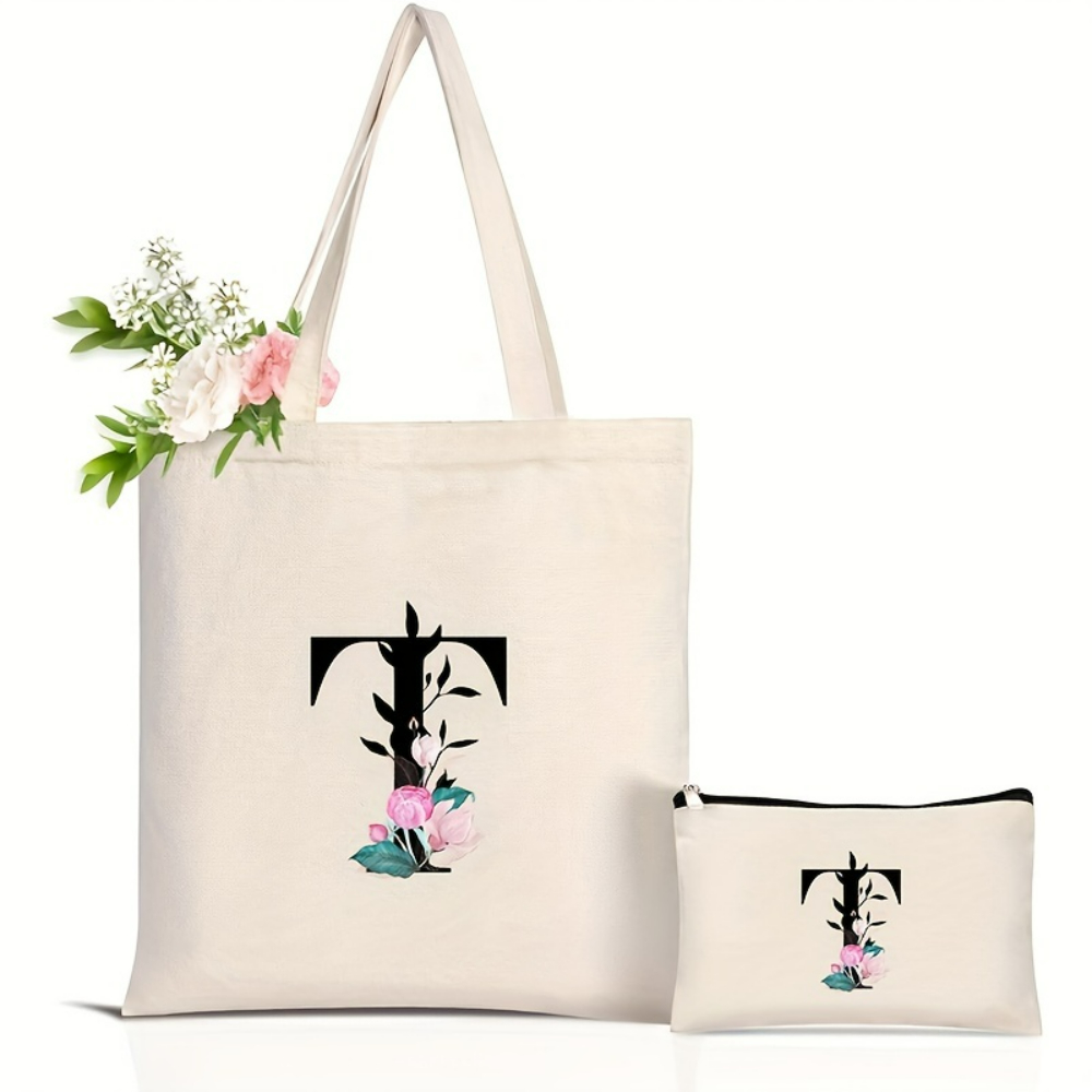 กระเป๋าโท้ตลายดอกไม้สุดหรู กระ - Tote Bag Canvas Print บทวิจารณ์และราคา